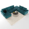 Бесплатная доставка, оплата при получении, любой размер и цвет. Успейте купить модульный диван Ибица во флоке Emmanuelle Lux от производителя. РАСПРОДАЖА!